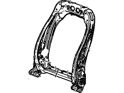 GM 13580479 Frame Assembly, Front Seat Back Cushion