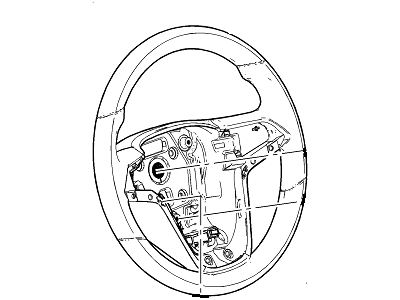 GM 95388223 Steering Wheel Assembly *Cocoa