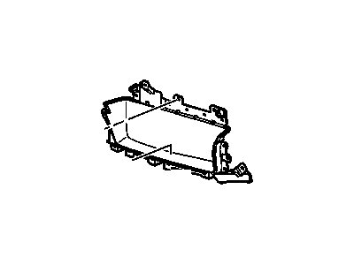 GM 15797803 Pocket Assembly, Front Side Door Map *Light Cashmere