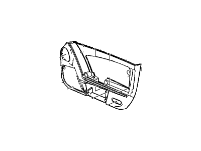 GM 15259342 Panel Assembly, Front Side Door Lower Trim *Shale