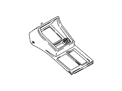 GM 96068954 Console,Front Floor