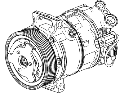 2014 Buick Verano A/C Compressor - 13495846