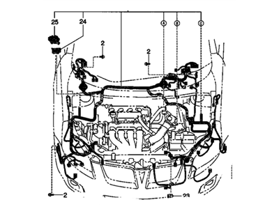 GM 19205046 Harness,Fwd Lamp Wiring