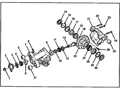 GM 92223667 Differential Assembly