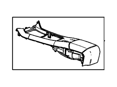 GM 22883449 Console,Front Floor
