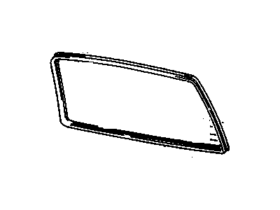 GM 30005889 Window, Rear Compartment (Clear)