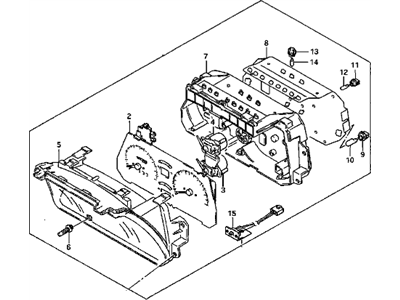 Pontiac Sunrunner Speedometer - 30011321