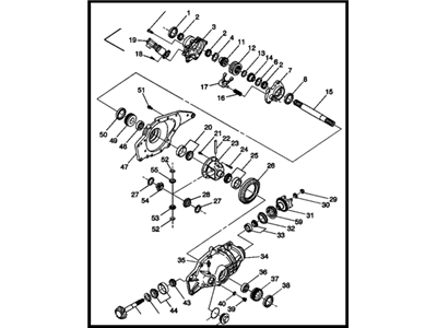 GM 15931322 Front Differential Carrier Assembly (3.42 Ratio)