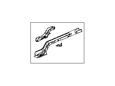 GM 20849329 Rail Assembly, Rear Compartment Floor Panel