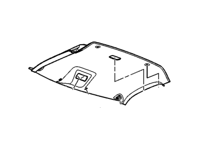 GM 22900564 Module Assembly, Front Headlining Trim <See Guide Conta*Shale