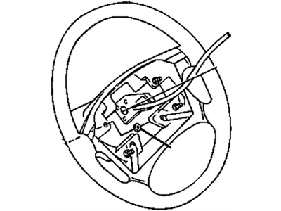 GM 17999282 Steering Wheel Assembly *Camel