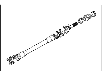 GM 26057960 Front Axle Propeller Shaft Assembly