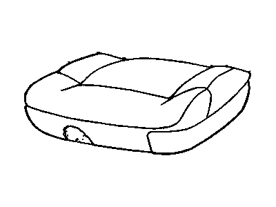 GM 16819912 Cover Assembly, Passenger Seat Cushion *Shale