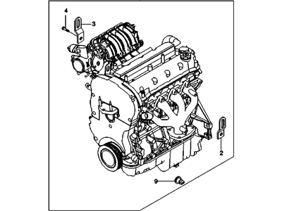 GM 96414135 Engine Asm,1.6 L (98 Cubic Inch Displacement)