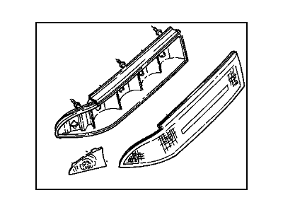 GM 5977077 Lamp Assembly, Tail