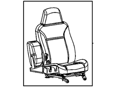 GM 15263052 Seat Assembly, Driver *Pewter I