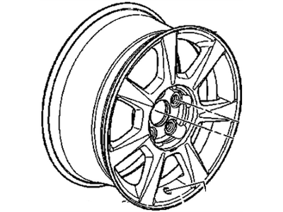 2009 Cadillac CTS Spare Wheel - 9598544