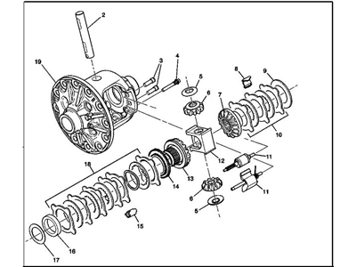 GM 23133567 Differential Assembly, Limited Slip
