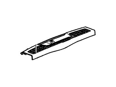 GM 22852997 Plate Assembly, Lift Gate Sill Trim *Cocoa