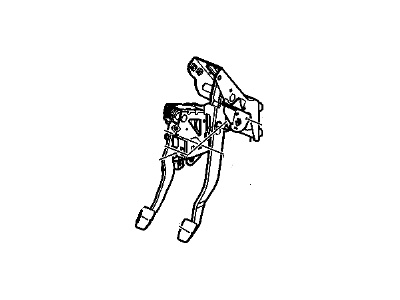 GM 25902025 Pedal Assembly, Brake & Clutch (W/ Bracket)