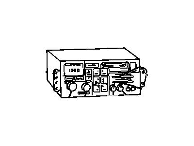 GM 16194282 Radio,Amplitude Modulation/Frequency Modulation Stereo & Clock & Tape Player