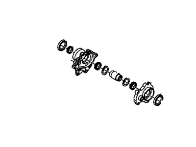 GM 15884291 Axle Disconnect Intermediate Shaft Bearing Assembly