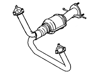 GM 15026382 Exhaust Manifold Pipe Assembly