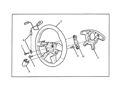 GM 92110120 Steering Wheel Assembly