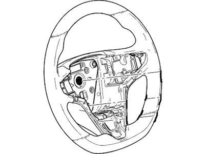 GM 23163043 Wheel Assembly, Steering *Cocoa