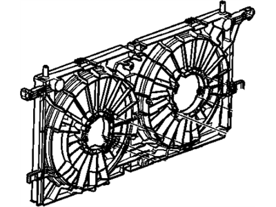 GM 15875026 Shroud, Engine Coolant Fan (Kit)