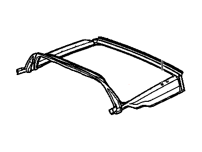 GM 88955394 Frame Kit,Rear Compartment Panel