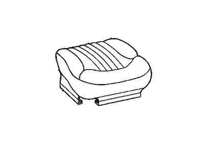 GM 12389072 Cover,Passenger Seat Cushion *Graphite