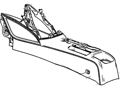 GM 95164582 Console,Front Floor