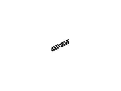 GM 15953101 Retainer Assembly, Body Side Lower Rear Molding