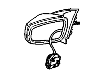 GM 10312053 Mirror Assembly, Outside Rear View
