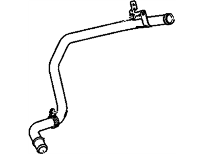 GM 12612857 Radiator Coolant Outlet Pipe Assembly