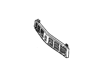 GM 14102813 Grille Assembly, Radiator *Argent