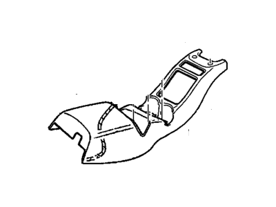 GM 15017057 PLATE, Seat Separator Console