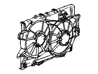 GM 19130590 Shroud Kit,Engine Electric Coolant Fan