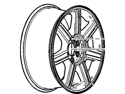 Cadillac SRX Spare Wheel - 9596273