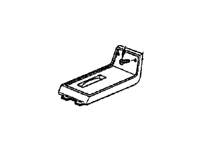 GM 14086220 Plate,Front Floor Rear Console Trim