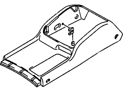 GM 91174923 Box Counter Console Front (On Esn)