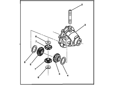 GM 19133286 Differential Assembly