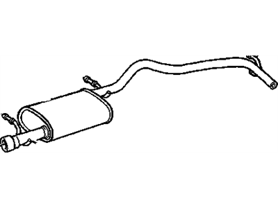 1995 Chevrolet G30 Exhaust Pipe - 15998903