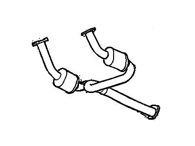 GM 10367488 Catalytic Converter (W/ Exhaust Pipe & Tail Pipe)