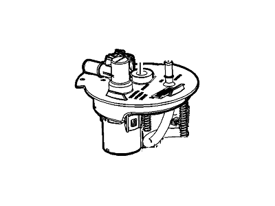 GM 13510671 Fuel Tank Fuel Pump Module Kit (W/O Fuel Level Sensor)