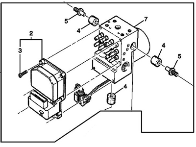 Pontiac GTO ABS Control Module - 92155958