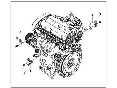 GM 96946191 Engine Asm,1.6 L (98 Cubic Inch Displacement)