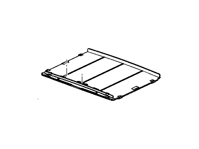 GM 25992781 Sunshade Assembly, Sun Roof *Cashmere