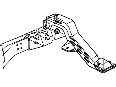 GM 15717737 Crossmember Assembly, Trans Support
